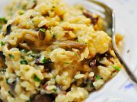 義式野菇燉飯 mushroom risotto