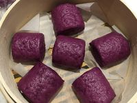 紫色地瓜饅頭（紫芋の蒸しパン）