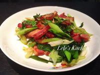 臘肉炒蒜苗