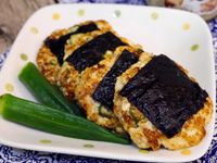 鹽麴秋葵雞腿豆腐排