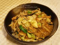 沙茶炒冬粉
