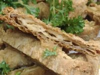 超簡單的::  居酒屋下酒菜:酥烤豆包