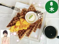 最愛芒果鬆餅〖巴古慕愛芒果〗