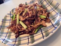 五印醋肉絲炒黑木耳