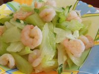 西芹炒蝦仁