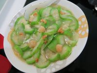 干貝與絲瓜蹦出新鮮味