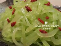 涼拌杞子萵筍