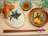 日式炸蝦烏龍冷麵【點線麵】
