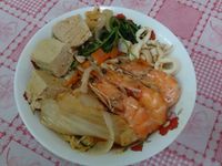 泡菜海鮮拉麵-五木拉麵