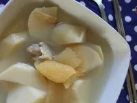 夏天美味湯品-竹筍彭皮排骨湯