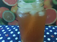 夏天簡單美味冰飲-低糖鳳梨冰茶