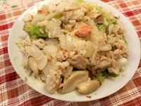 天然野菇鮭魚燉飯