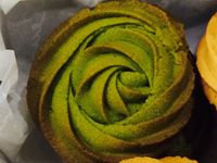 抹茶擠花奶油餅乾