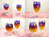 蝶豆夢幻飲品
