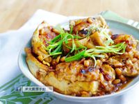 黃豆煎燜釀豆腐