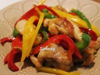 彩椒雞肉