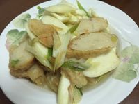 蝦卷炒筊白筍