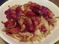 簡易培根金針菇_58度金門高粱酒