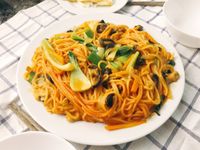 義大利麵大變身！| 自製油麵-咖哩炒麵