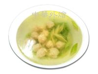 蝦丸蔬片湯【中餐乙級料理】