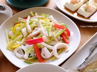 涼拌芹菜透抽-零失敗率的涼拌海鮮料理