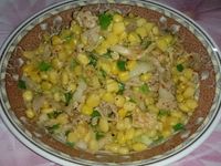 快速上菜～玉米炒泡菜肉末