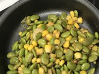 毛豆炒玉米