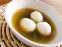 抹茶湯圓(元宵)一無油，天然無負擔
