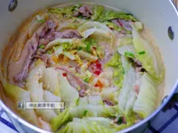 大白菜豚肉豆乳鍋