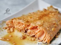 饗瘦美味-楓糖芥末醬烤鮭魚排