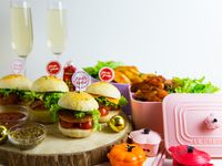 歡樂趴替迷你香草烤雞堡組合  小七食堂
