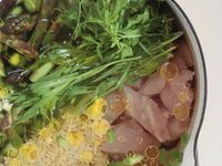 蘆荀香草雞湯