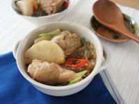 雞肉蘿蔔粉絲煲