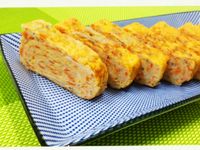 吻仔魚蔬菜玉子燒