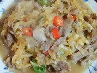 蘿蔔絲炒牛肉