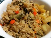 旬のご飯～日式牡蠣炊飯