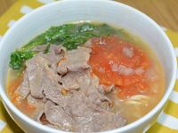 簡易版。番茄牛肉麵