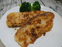 【奶油蒜香鯛魚排】在家享受鐵板燒香煎魚排