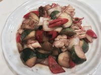 雞肉黑醋醬燴蔬菜