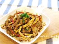 不一樣的豆干炒肉絲 一起扒飯吧