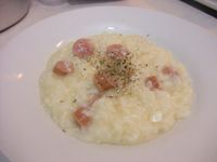 【小雨食堂】奶油香腸燉飯