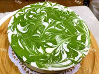 日式抹茶白巧克力乳酪蛋糕（6吋、免烤箱）