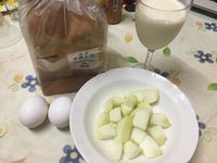 豆奶麵包布丁