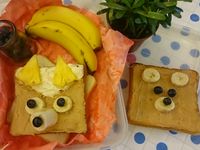 香蕉花生醬元氣吐司