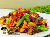 彩椒牛肉