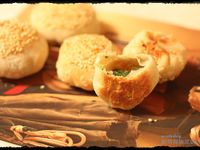 【東煮】果真砰成蟹殼黃 Green Onion Pastry