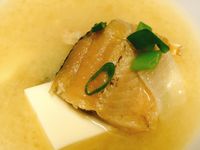 飛魚乾味噌湯