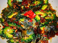 🆒🌶🥚🥒涼拌皮蛋山苦瓜