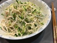 清爽涼拌菜～雞絲涼拌小黃瓜