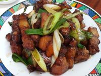 蒜苗五花肉